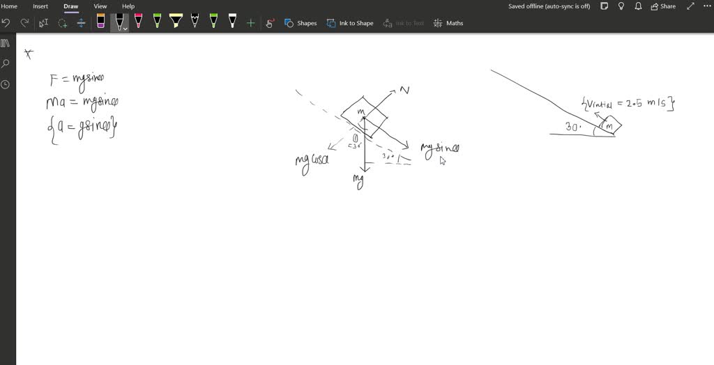 Solved A Block Is Launched With Initial Speed Of M S Up A Frictionless Ramp How Far