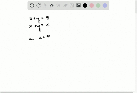 given-the-following-system-of-equationsbeginarraylxy8-xycendarray-find-c-so-that-the-system-has-a-an