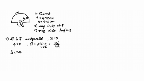 in-fig-29-62-current-i562-mathrmm-mathrma-is-set-up-in-a-loop-having-two-radial-lengths-and-two-semi