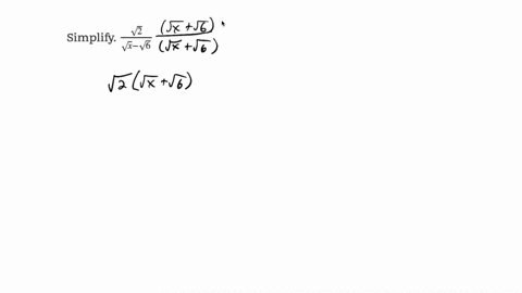 simplify-fracsqrt2sqrtx-sqrt6