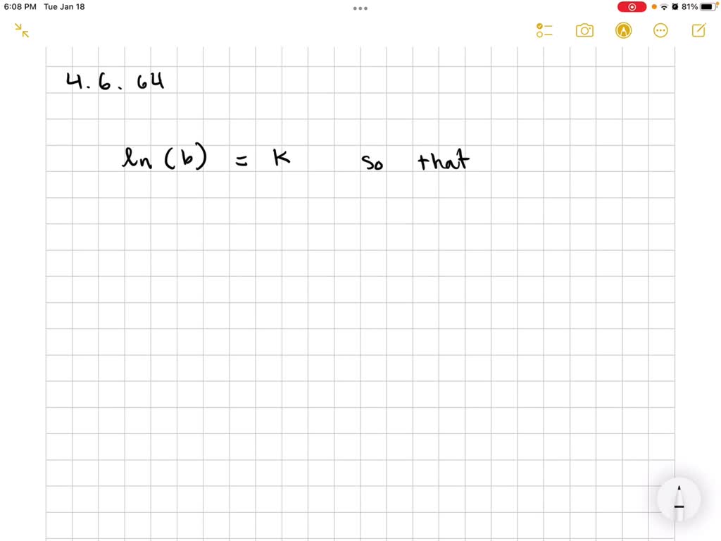 Explain how to convert an exponential expression $b^{t}$ to an exponential expression base $e$.