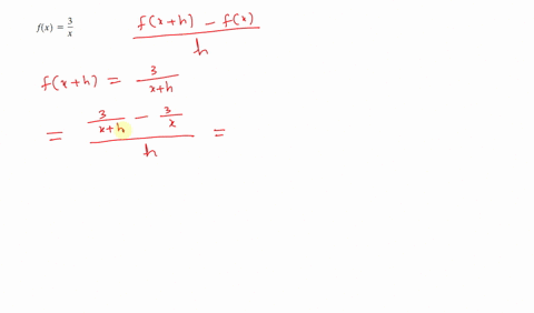 find-and-simplify-fracfxh-fxh-for-each-rational-function-f-fxfrac3x-2