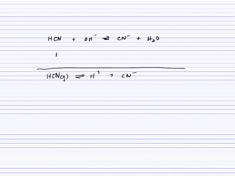 obtain-the-equilibrium-constant-for-the-reaction-mathrmhcna-q-rightleftharpoons-mathrmha-qmathrmcn-2