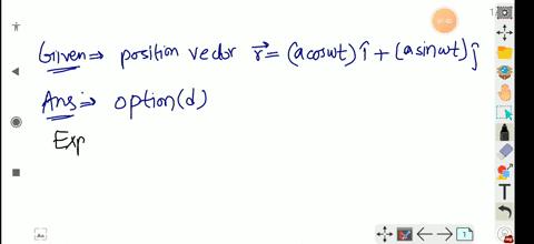 the-position-vector-of-a-particle-is-vecra-cos-omega-t-hatia-sin-omega-t-hatj-the-velocity-vector-of
