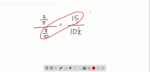 determine-whether-the-ratios-are-proportional-fracfrac25frac310stackrelfrac1510-frac12