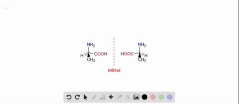 draw-the-structures-of-the-two-enantiomers-of-alanine