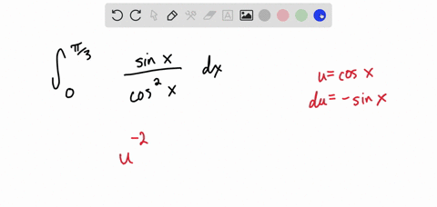 evaluate-the-integral-int_0pi-3-fracsin-xcos-2-x-d-x