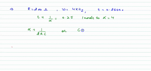 an-oscillogram-can-be-adequately-modeled-by-a-second-order-system-in-the-form-of-a-parallel-r-l-c-ci