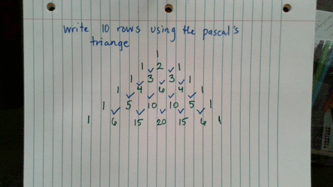 write-10-lines-of-the-pascal-triangle-starting-with-1