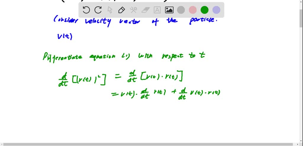 A particle moves with constant speed along a curve in space. Show that ...