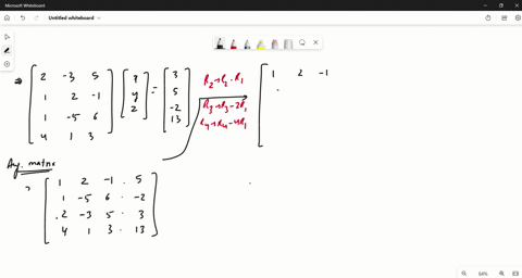 write-the-solution-in-vector-form-see-811-and-813-leftbeginarrayrr2-x-3-y5-z-3-x2-y-z-5-x-5-y6-z-2-4