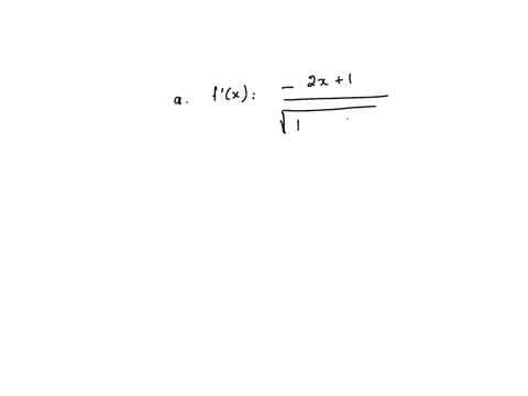 find-the-derivative-of-the-given-function-a-fxcos-1leftx2xright-b-fxcos-12-x