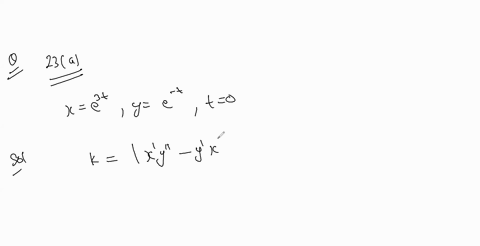 use-the-result-in-exercise-23-a-to-find-the-curvature-at-the-stated-point-xe3-t-ye-t-t0