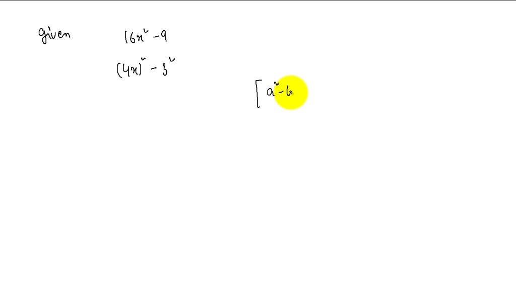 solved-factor-the-difference-of-squares-16-x-2-9