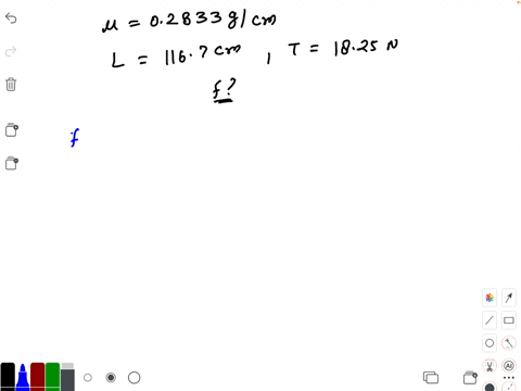 consider-a-string-with-a-linear-mass-density-of-02833-mathrmg-mathrmcm-and-a-length-of-1167-mathrmcm