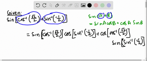 text-evaluate-exactly-sin-leftcos-1leftfracsqrt22rightsin-1left-frac12rightright-2