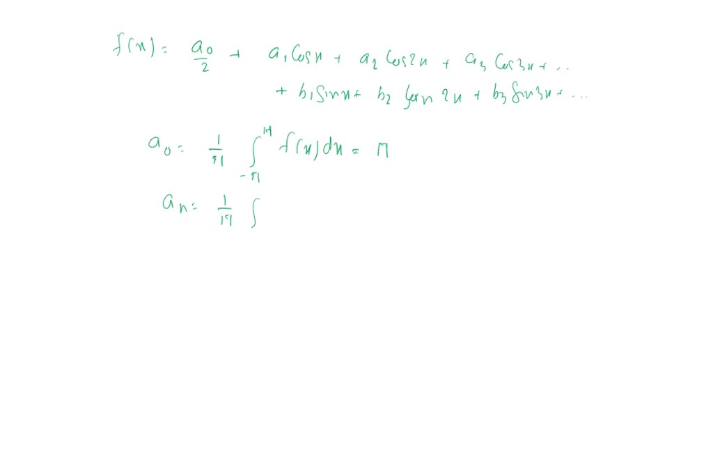 SOLVED:Use Dirichlet's theorem to find the value to which the Fourier ...