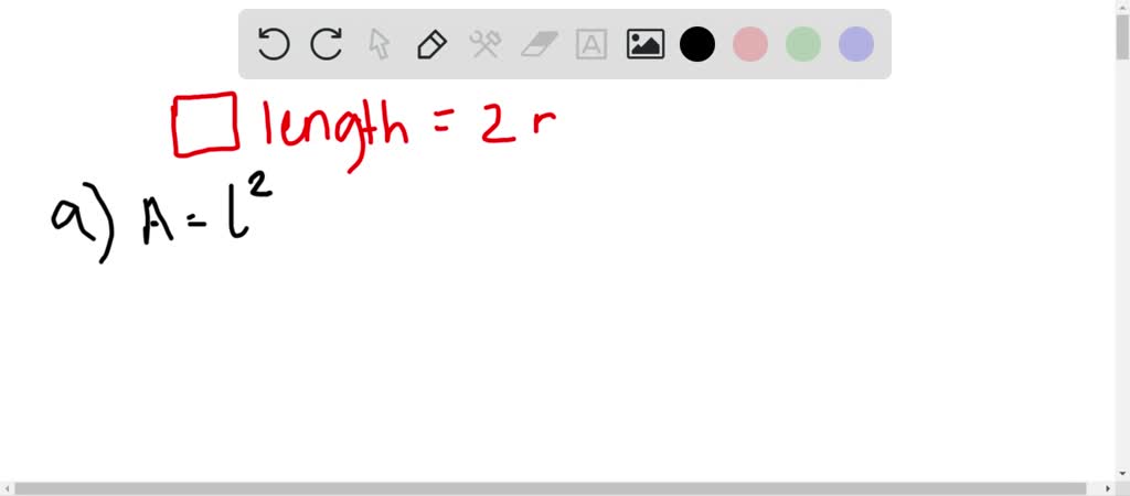 A circle of radius $r$ is inscribed in a square. See … - SolvedLib