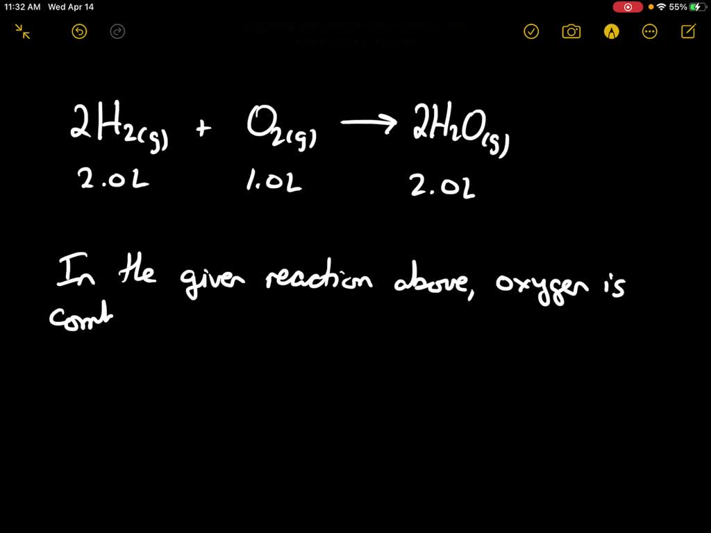 solved-a-2-0-liter-volume-of-hydrogen-gas-combined-with-1-0-liter-of