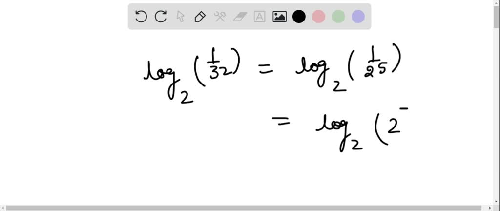 SOLVED:Determine the exact value of each of the given logarithms. log2 ...