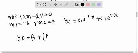 solve-the-given-differential-equation-by-undetermined-coefficients-yprime-prime2-yprime-24-y16-x2-e4
