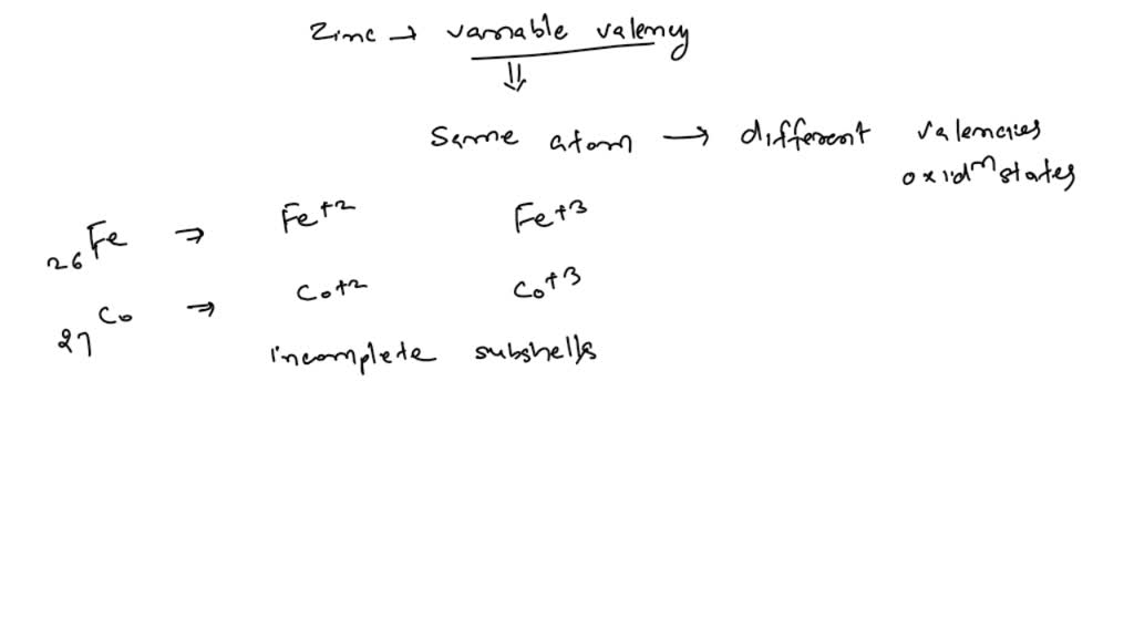 SOLVEDZinc does not show variable valency, because (a) Its dsubshell