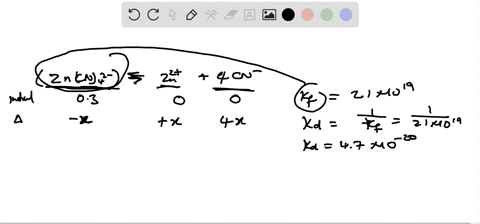 calculate-the-equilibrium-concentration-of-mathrmzn2-in-a-030-m-solution-of-mathrmznmathrmcn_42-