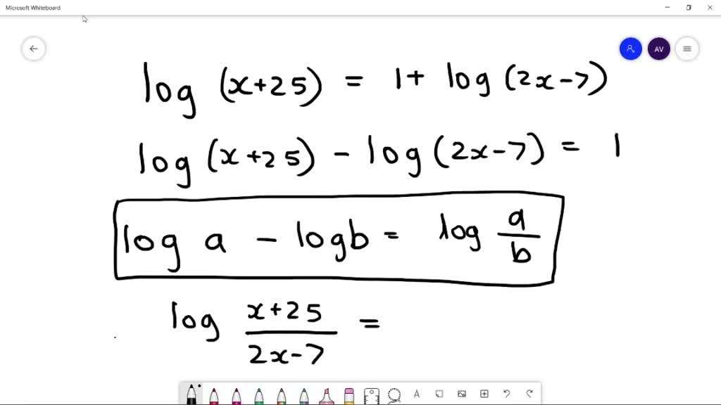 Solve the logarithmic equation for X. log2(x + 15) lo… - SolvedLib