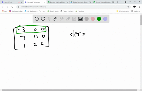 find-the-determinant-of-the-matrix-expand-by-cofactors-on-the-row-or-column-that-appears-to-make--28