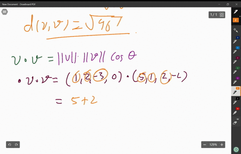 find-the-euclidean-distance-between-uand-v-and-the-cosine-of-the-angle-between-those-vectors-state-2
