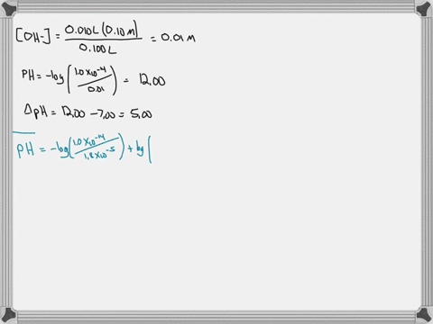 calculate-the-ph-change-when-100-mathrmml-of-010-mathrmm-mathrmnaoh-is-added-to-900-mathrmml-pure-wa