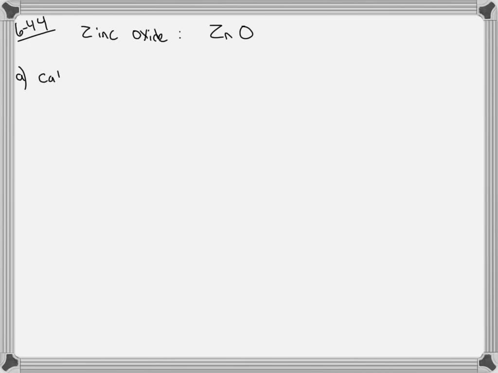 The chemical formula for zinc oxide is ZnO. Predict the formulas for