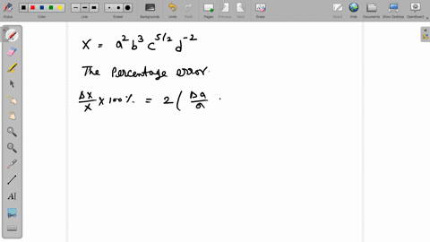a-physical-quantity-x-is-related-to-four-measurable-quantities-a-b-c-and-d-as-given-xa2-b3-c5-2-d-2-