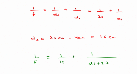 an-object-is-200-mathrmcm-from-a-converging-lens-and-the-image-falls-on-a-screen-when-the-object-is-