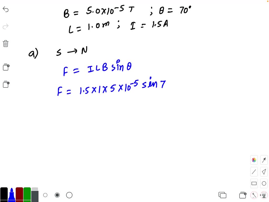 SOLVED point A Transmission Line Carries Current Of 1 4 X 103 A From