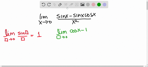 lim-_x-rightarrow-0-fracsin-x-sin-x-cos-xx2