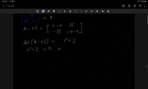 find-all-eigenvalues-and-eigenvectors-of-the-given-matrix-leftbeginarraycc1-sqrt3-sqrt3-1endarrayrig