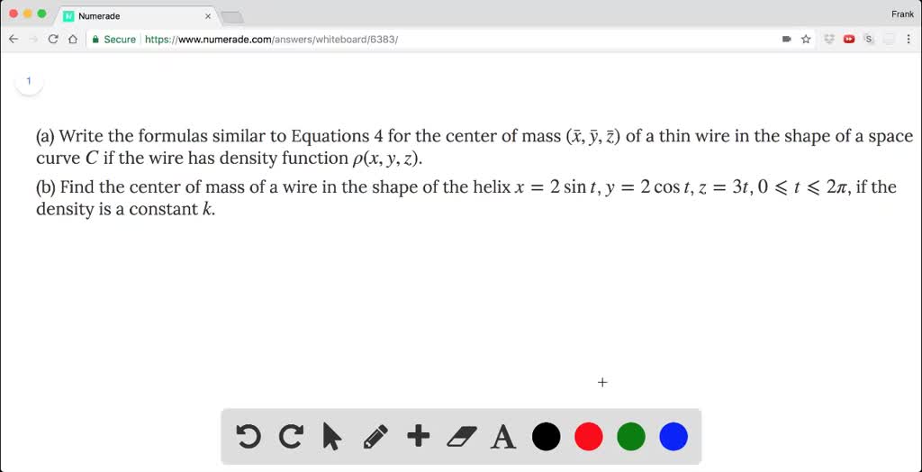 Solved A Write The Formulas Similar To Equation