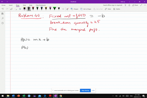 break-even-analysis-suppose-that-the-fixed-cost-for-a-product-is-650-and-the-break-even-quantity-is-