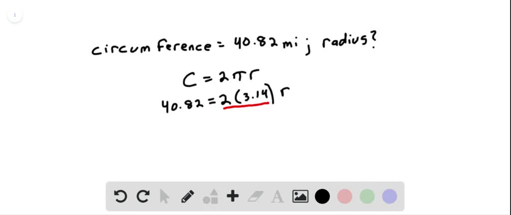 find the circumference of a circle whose radius is 4.2