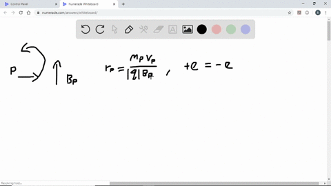 a-proton-is-projected-perpendicularly-into-a-magnetic-field-that-has-a-magnitude-of-050-t-the-ficld-