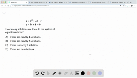 beginarraylyx23-x-7-y-5-x80endarray-how-many-solutions-are-there-to-the-system-of-equations-above-a-