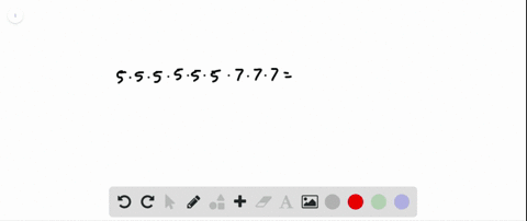 write-each-product-using-exponents-see-example-1-5-cdot-5-cdot-5-cdot-5-cdot-5-cdot-5-cdot-7-cdot-7-