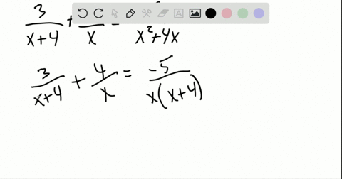 solve-the-equation-remember-to-check-for-extraneous-solutions-frac3x4frac4xfrac-5x24-x
