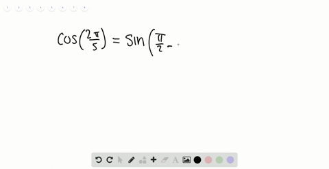 find-a-cofunction-with-the-same-value-as-the-given-expression-cos-frac2-pi5
