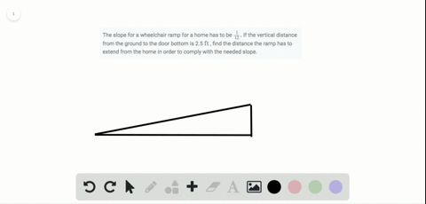 the-slope-for-a-wheelchair-ramp-for-a-home-has-to-be-frac112-if-the-vertical-distance-from-the-groun