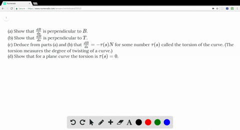 a-show-that-fracdbds-is-perpendicular-to-b-b-show-that-fracdbds-is-perpendicular-to-t-c-deduce-from-