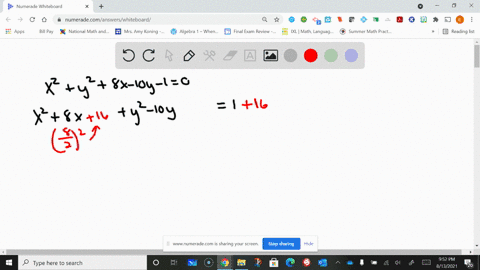 complete-the-square-in-order-to-put-the-equation-into-standard-form-identify-the-center-and-the-ra-9