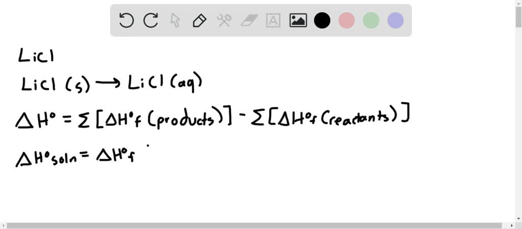 Use the data of Table 14.1 to calculate the enthalpy of solution 