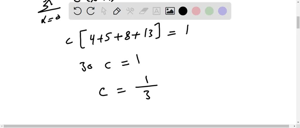 Determine the value c so that each of the following functions can serve ...